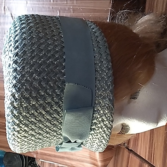 Vintage 1960s blue ladies hat - Picture 2 of 7